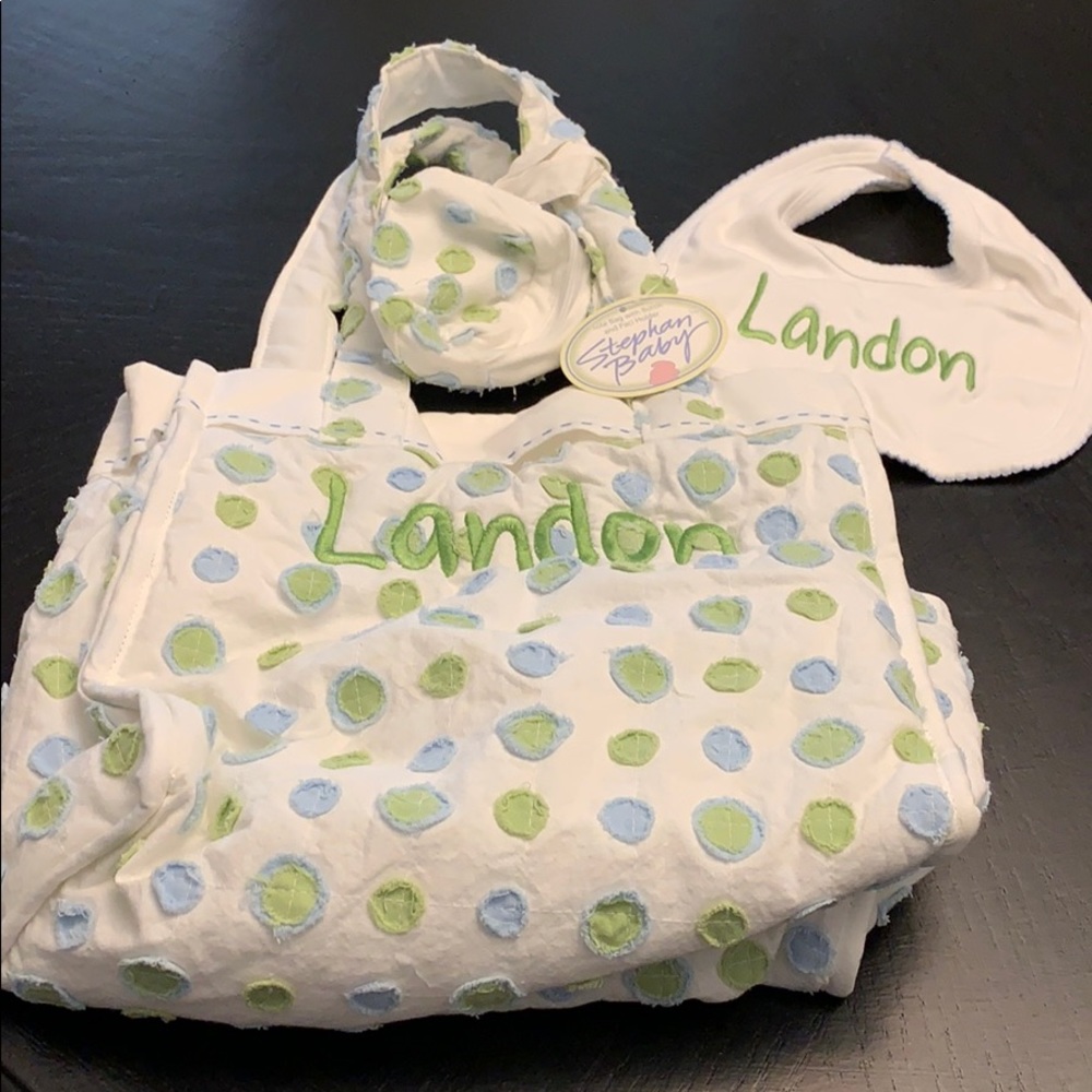 Baby Boy Diaper Tote